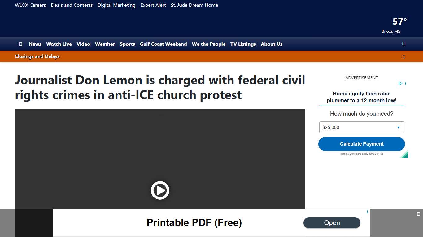 Journalist Don Lemon is charged with federal civil rights crimes in anti-ICE church protest