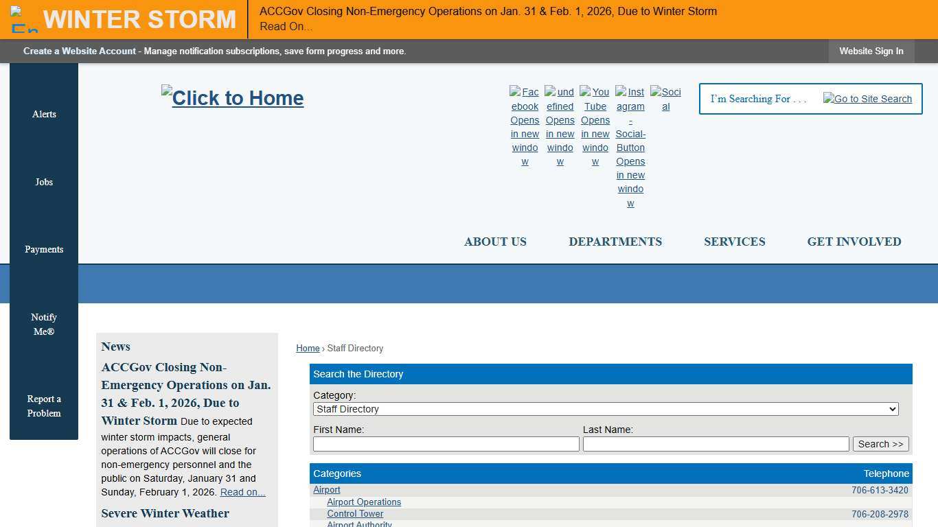 Staff Directory • Athens-Clarke County, GA • CivicEngage
